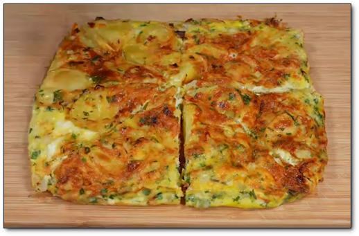 Aardappelfrittata uit de airfryer