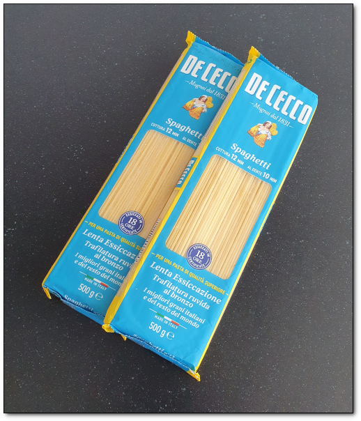 Spaghetti van De Cecco